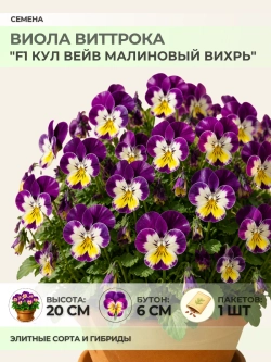 Семена Виолы "F1 Кул Вейв Малиновый вихрь" - 1 пакет