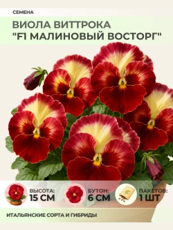 Семена Виолы Виттрока "F1 Малиновый восторг" - 1 пакет